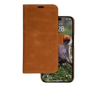 Lynge - Etui à rabat pour téléphone portable - cuir pleine fleur - brun clair - pour Apple iPhone 15 Pro Max
