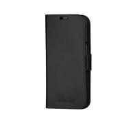 19twenty8 Étui à rabat Lynge – cuir pleine fleur – noir – pour Apple iPhone 15 Pro Max