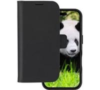 dbramante1928 Lynge - Étui à rabat pour téléphone portable - compatibilité avec MagSafe - cuir pleine fleur - noir - pour Apple iPhone 16 Plus G