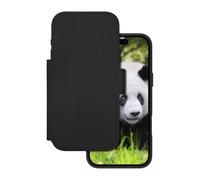 Lynge - Etui à rabat pour téléphone portable - compatibilité avec MagSafe - cuir pleine fleur - noir - pour Apple iPhone 17 Pro Max