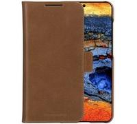 Lynge - Etui à rabat pour téléphone portable - cuir pleine fleur - brun clair - pour Samsung Galaxy S25