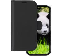 Lynge - Etui à rabat pour téléphone portable - compatibilité avec MagSafe - cuir pleine fleur - noir - pour Apple iPhone 16 Pro Max
