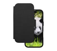 19twenty8 Étui portefeuille Lynge compatibilité MagSafe cuir pleine fleur Noir iPhone 17