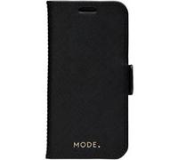 dbramante1928 Milano - Protection à rabat pour téléphone portable - cuir Saffiano - noir nuit - pour Apple iPhone 12 mini G