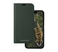 dbramante1928 New York - Étui à rabat pour téléphone portable - cuir marbré pleine fleur - sempervirent - pour Apple iPhone 13, 14, 15, 16e, 17e new york G