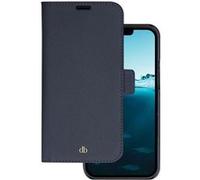 dbramante1928 New York - Étui à rabat pour téléphone portable - cuir durable pleine fleur grainé - bleu Pacifique - pour Apple iPhone 14 Plus Bleu marine G