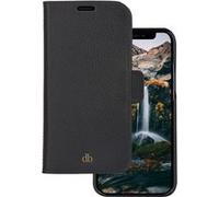 dbramante1928 New York - Étui à rabat pour téléphone portable - dos magnétique détachable - cuir Saffiano - noir nuit - pour Apple iPhone 13 Pro Max G