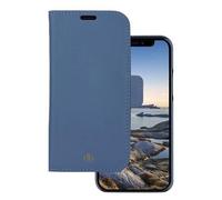 Dbramante1928 New York - Étui À Rabat Pour Téléphone Portable - Dos Magnétique Détachable - Cuir Saffiano - Bleu Um - Pour Apple Iphone 13 Pro Max