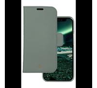 dbramante1928 New York Étui Portefeuille Vert pour iPhone 13 Pro (6.1") en Cuir Pleine Fleur avec Fermeture Magnétique et 3 Compartiments Cartes 76x21x150mm