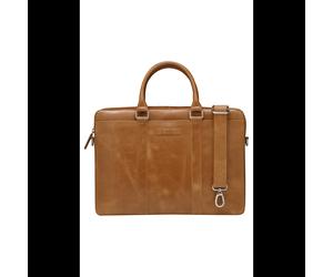 dbramante1928 Nordborg Malette 15" Cuir Pleine Fleur Teint, Compartiment 365x265mm, Sangle Épaule Amovible, 390x70x280mm, 1.02kg