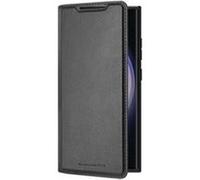 dbramante1928 Oslo - Étui à rabat pour téléphone portable - cuir vegan - noir - pour Samsung Galaxy S24 Ultra