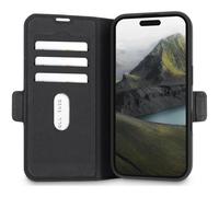 Oslo Pro - Etui à rabat pour téléphone portable - polyuréthane (PU), plastique - noir - pour Apple iPhone 16