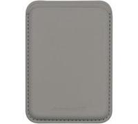 19twenty8 Porte-carte MagSafe Collection ICON anti-rayures pour iPhone Gris