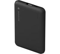 dbramante1928 re-charge - Banque d'alimentation - 10000 mAh - 20 Watt - Apple 2.4A, PD/PPS, Apple Fast Charge, QC 3.0 - 2 connecteurs de sortie (24 pin USB-C, USB type A) - sur le câble : USB-C - noir
