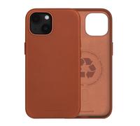 Roskilde - Coque de protection pour téléphone portable - compatibilité avec MagSafe - cuir pleine fleur - brun clair - pour Apple iPhone 15 Plus