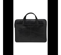 dbramante1928 Silkeborg Malette 15" Noir BG15GTBL1505 : Cuir pleine fleur, 38.1cm, Unisexe, poches avant/arrière, verrouillable, 390x30x280mm, 595g