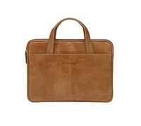 dbramante1928 - Silkeborg Sac pour Ordinateur Portable 15" Pouces pour Femmes et Hommes - Sac avec Deux Poignées en Cuir Structuré - Cuir Pleine Fleur Robuste et de Haute Qualité - Golden Tan N.E