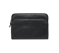 dbramante1928 Skagen Pro+ Housse 13" Cuir Pleine Fleur Noir Compatible MacBook Pro/Air 13" Poche Avant Fermeture Éclair 330x240x30mm