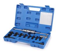 DBREAKS 12 pcs Extracteur Roulement, Kit Extracteur de Roulement Interieur, arrache roulement Interieur avec Masse coulissante, 8-32 mm Trou borgne