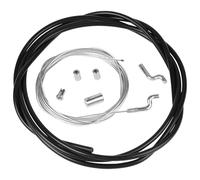 DBREAKS 2.5m Câble de Gaz Souple Ø1.5mm, Cable Traction Tondeuse, Universal Throttle Cable, Cable Tondeuse avec Embout Z et Serre-câble en Z