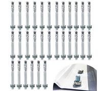 DBREAKS 30Pcs Boulons à Expansion M10x110mm, Boulon d'ancrage en acier galvanisé M10, Goujon ancrage m10 de Fixation, pour le Béton et la Maçonnerie