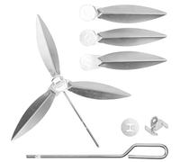 DBREAKS Lot de 2 Systèmes de Nettoyage One Touch de 56,9 cm, 25-1/2-Inch Kit de Nettoyage One Touch compatibles avec Les pièces de Barbecue Weber, 7444 Weber Kettle Barbecues