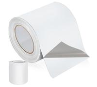 DBREAKS Ruban étanche blanc en butyle, 10CM*15M Bande d'étanchéité, Ruban butyle EPDM renforcée, Auto-Adhésif Ruban Butyle, Ruban super étanche en caoutchouc butyle, Bande etancheite toiture