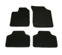 DBS 01765772 Tapis de sol Tapis noir Avant et Arrière Compatible avec RENAULT Clio II 3/5 portes BB, CB, BB0/1/2, CB0/1/2 Scénic III JZ0/1 Megane II 3/5 portes BM, CM, BM0/1, CM0/1 Scénic II JM