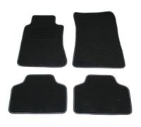 DBS 01765780 Tapis de sol Tapis noir Avant et Arrière Compatible avec MERCEDES-BENZ Classe C Berline W204 Classe C Break S204 Classe A W169