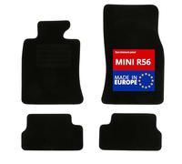 DBS - Tapis de Sol Voiture - sur Mesure - Adapté à Votre Mini Mini R56 (10/2006-11/2013) - Antidérapant : Clips de Fixation et Autogrip - 4 pièces - Moquette