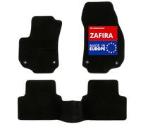 DBS - Tapis de Sol Voiture - sur Mesure - Adapté à Votre Opel Zafira (07/2005-12/2014) Antidérapant : Clips de Fixation et Autogrip - 3 pièces : Protection du Pont arrière - Moquette