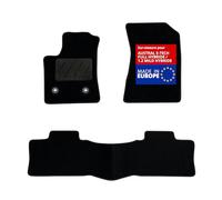 DBS - Tapis de Sol Voiture - sur Mesure - Adapté à Votre Renault AUSTRAL E-Tech Full Hybride et 1.2 Mild Hybride (dès 07/2022) Antidérapant : Clips + Autogrip - 3 pièces : Protection arrière