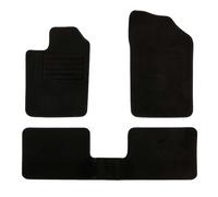 DBS - Tapis de Sol Voiture - sur Mesure - Adapté à Votre Renault Clio 2 (Phase 2) et Campus (06/2001-10/2012) Antidérapant : Clips de Fixation et Autogrip - 3 pièces : Protection du Pont arrière