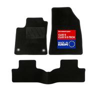 DBS – Tapis de sol sur mesure Renault Clio 5 (dès 06/2020) antidérapant 3 pièces moquette