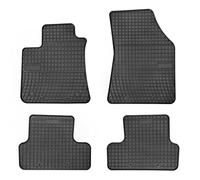 DBS - Tapis de Voiture - sur Mesure - 4 pièces - Tapis de Sol antidérapant pour Automobile - Souple - 100% Caoutchouc (Megane 4 (dès 2015))