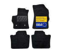 DBS - Tapis de Voiture - sur Mesure pour Renault Rafale E-Tech Full Hybride dès 01/2024 - Antidérapants avec Clips de Fixation - 4 Tapis Auto Avant/arrière - Moquette Noire