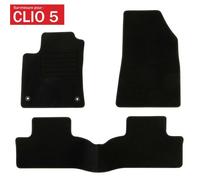 DBS – Tapis de sol sur mesure Renault Clio 5 (dès 06/2020) antidérapant 3 pièces moquette