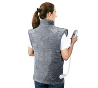 Dbtxwd Grand Coussin Chauffant pour Le Dos, la Nuque et Les épaules, enveloppe chauffante électrique, 3 réglages de Chaleur pour soulager Les douleurs Sportives et Les crampes