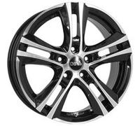 DBV ANDORRA II schwarz glänzend frontpoliert 7.0Jx17 5x108 ET47