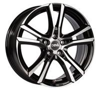 DBV ANDORRA schwarz glänzend frontpoliert 6.5Jx16 5x114.3 ET40
