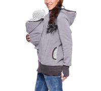 Dbvnnsy Maternité bébé Portant Une Veste, des Femmes bébé Portant Un Sweat à Capuche de Porte-bébé, Un Sweat-Shirt de Manteau de Veste zippé Kangourou