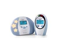 Alecto Babyphone DBX-88 Eco DECT – Portée 300 m, interphone, veilleuse, température, 5 berceuses