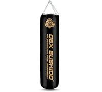 DBX Bushido Sport Sac de Frappe rempli de granulés de Caoutchouc 130 cm - Sac de 60 kg - Entraînement de Boxe Sport et Kickboxing - Sac de Frappe (doré avec granulés)