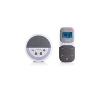 DBX150 - Babyphone audio DECT Full Eco haut de gamme avec projecteur, écran, veilleuse et berceuses - Blanc/Gris