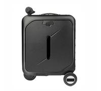 DBXMJWCMDT Valise électrique Intelligente de 50 cm, Trottinette à enfourcher, avec Cadenas TSA, Batterie Amovible et Chargement USB, Valise de Voyage Rigide pour Adultes Black