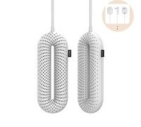 DBXOKKFCC Séchoir à Chaussures Portable, Chauffe Sèche-Chaussures Électrique Chauffe-Chaussure, Sécheur électrique, Séchage 360° Intégral, Bottes Chauffantes pour Chaussures(White)
