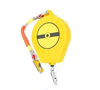 DBZDM Antichute a Rappel Automatique, Dispositif Antichute Rétractable, Équipement de Protection Individuelle, Harnais de Sécurité avec Câble 5m/7m/10m/15m/20m/30m