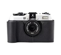 DBZZ Étui de Protection Fait Main en Cuir véritable pour Pentax 17 - Demi-étui de Protection pour Appareil Photo Pentax 17 (Noir)