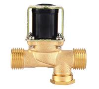 DC 1/2 pouce 12V entrée filetage mâle électrovanne en plastique électrique vanne d'eau connexion rapide pour distributeur d'eau purificateur Machine à laver, distributeur d'eau(DC12V)