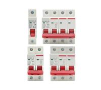 DC 1000V 1P 2P 3P 4P Solar Circuit Breaker Overload Protection Switch 6A 10A 16A 20A 25A 32A 40A 50A 63A Photovoltaic MCB PV AUOQKQUT(2P,50A)